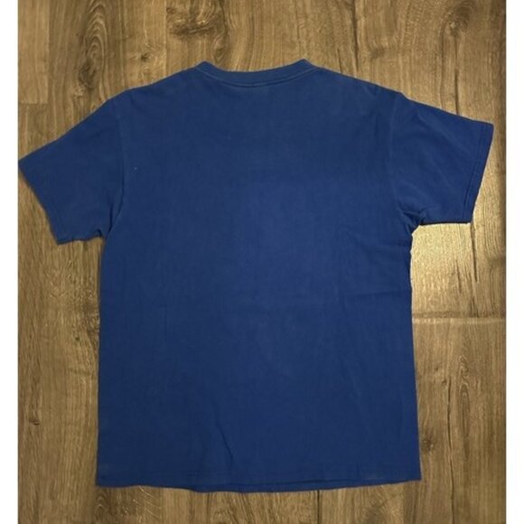 Vintage 90s Duke Blue Devils T Shirt Mens Medium Center Logo NCAA Basketball - Picture 4 of 5